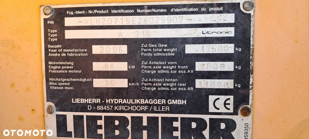 Liebherr 316 - 7