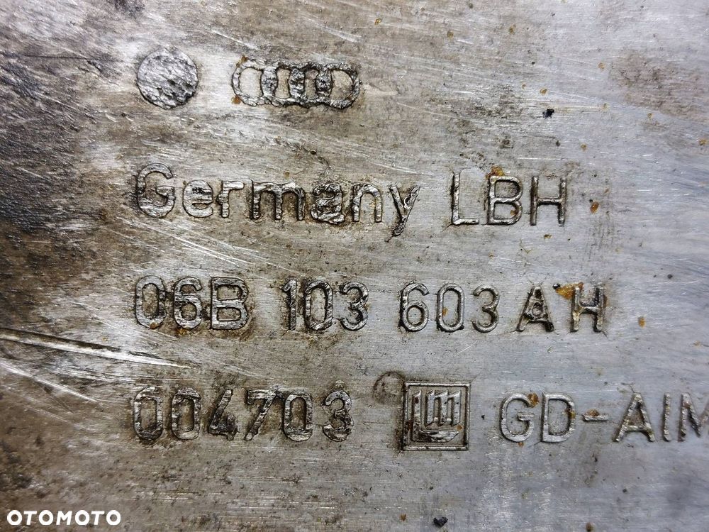 MISA MISKA OLEJOWA AUDI A4 B6 2.0 16V 06B103603AH 06B907667 - 2