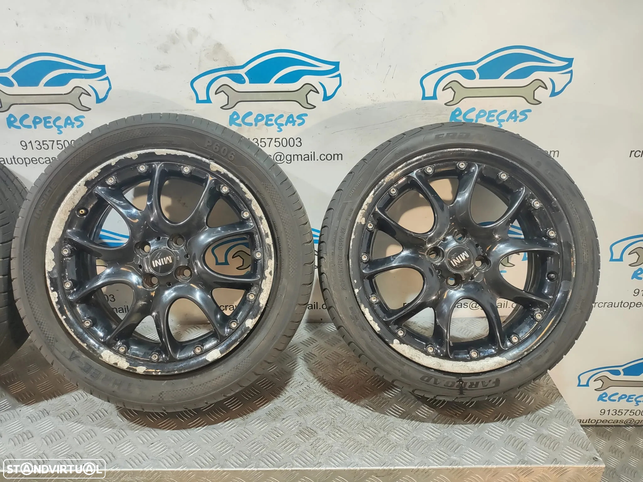 Jantes 17 Ronal Originais Mini Cooper S Double Spoke 7J ET48 4x100 Bi partidas - 5