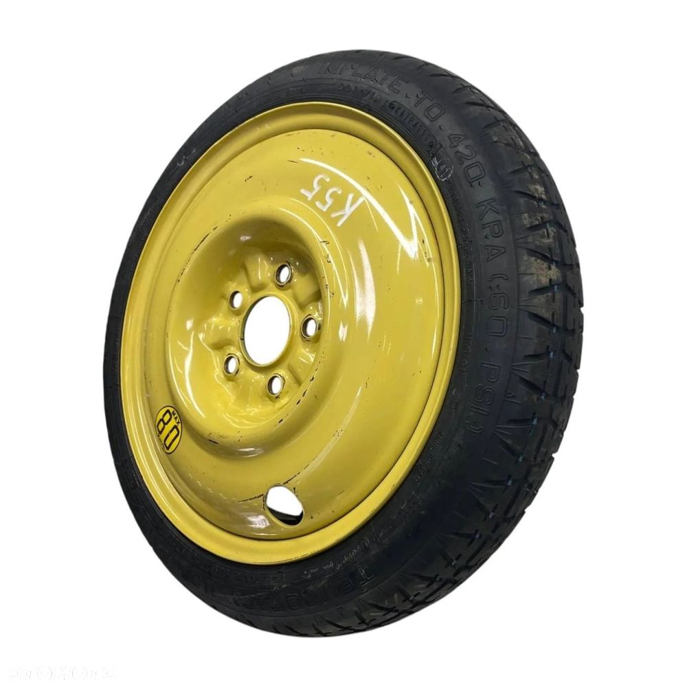 KOŁO DOJAZDOWE DUNLOP SPACE MISER 125/70R16 5X112 GOLF LEON OCTAVIA - 6