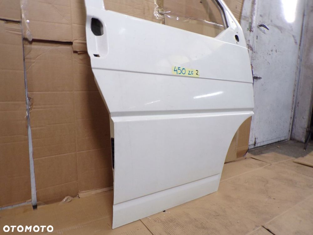VW T4 TRANSPORTER CARAVELLE 96- DRZWI PRZÓD PRAWE BEZ RDZY BIAŁE - 8