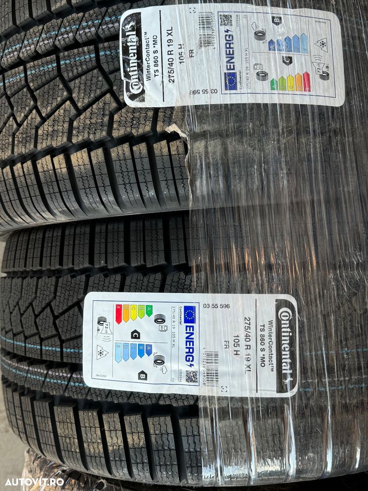 Vând set anvelope 245/45/19-275/40/19 MO Continental de iarnă noi - 2