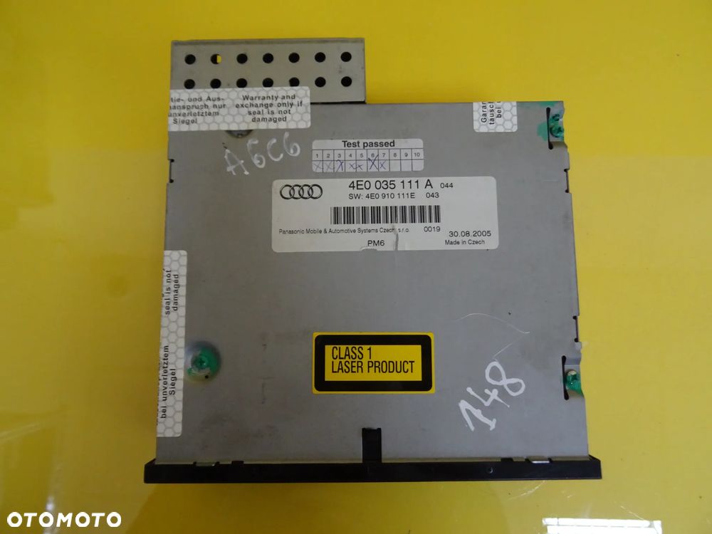 ZMIENIARKA CD AUDI A6 C6 4E0035111A NR148 - 3