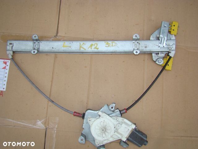 Nissan Micra K12 MECHANIZM PODNOŚNIK SZYBY LEWY 3D - 1