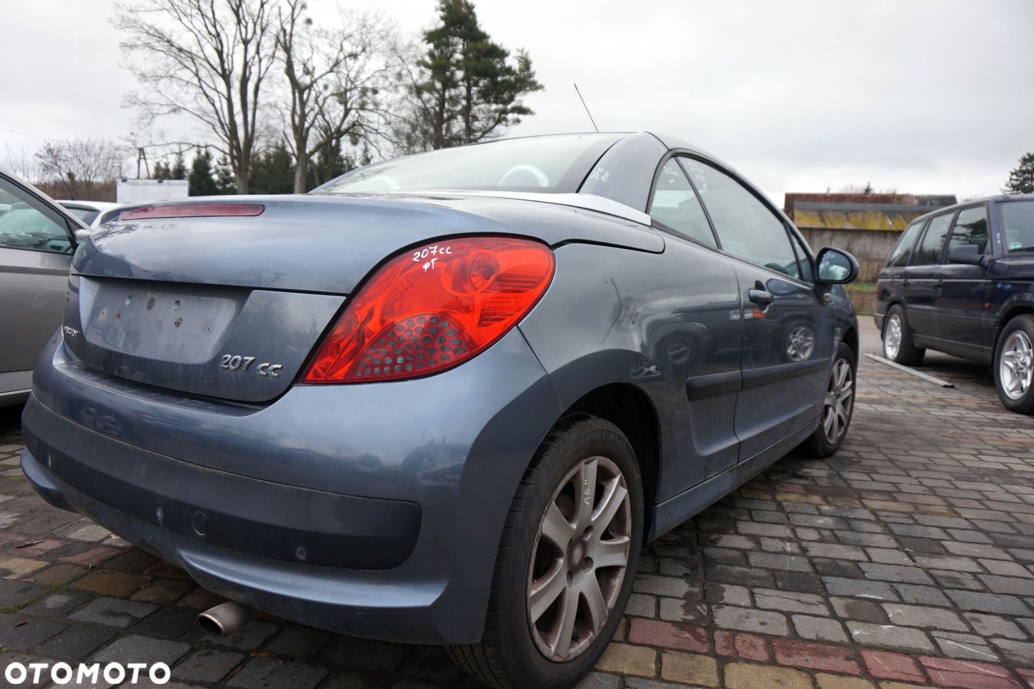 PEUGEOT 207 CC CABRIO 2008 KTHC 1.6 VTI EP6 120KM 20CQ46 SZARY na części - 5