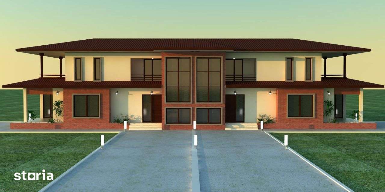 2 Vile tip Duplex de vanzare S+P+1 Adunatii Copaceni - Imagine principală: 3/8