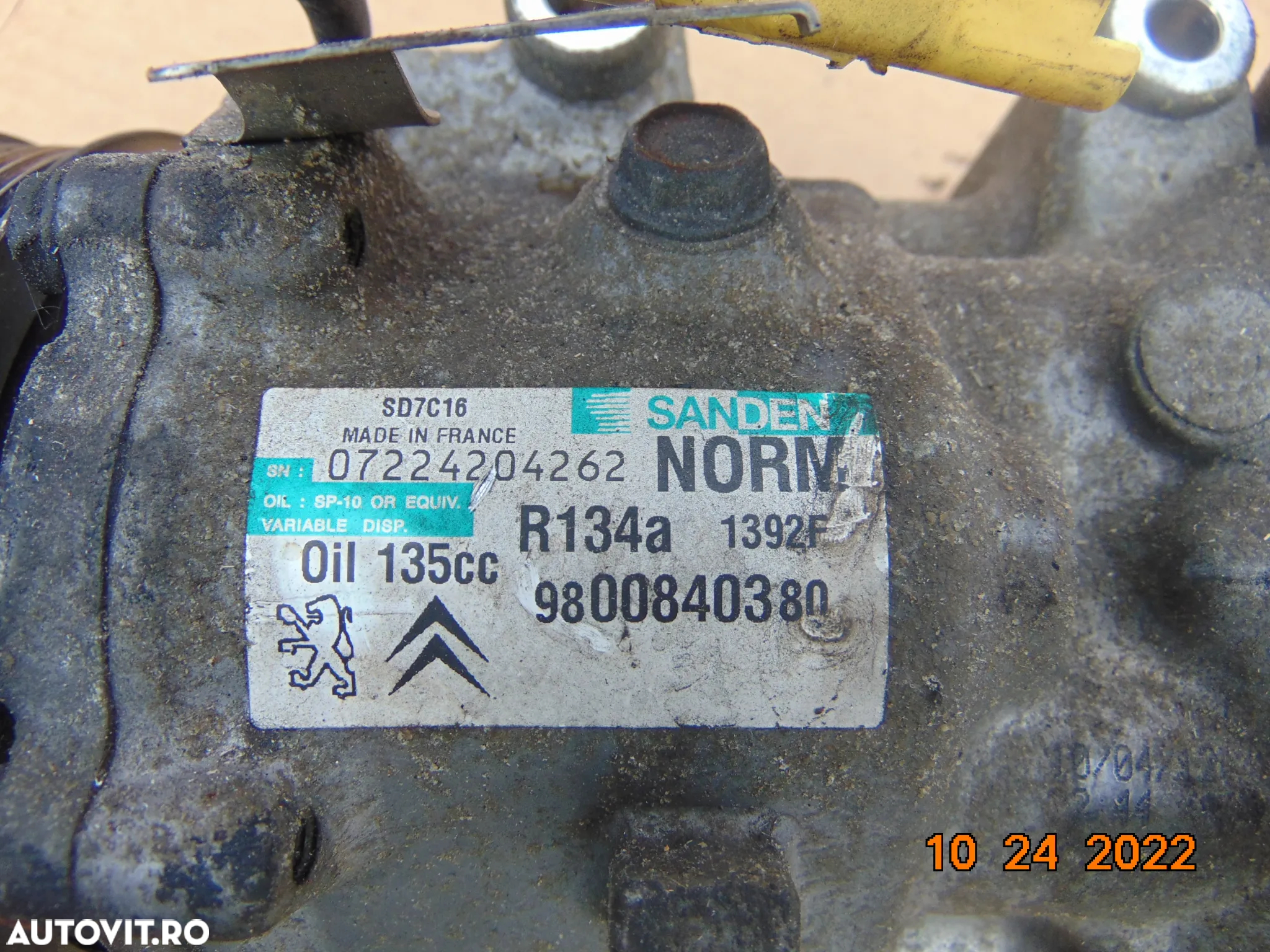 Compresor clima Peugeot 2.0 euro 5 508 Citroen c5 2.0 2.2 rh01 jumpy expert 407 607 - 2