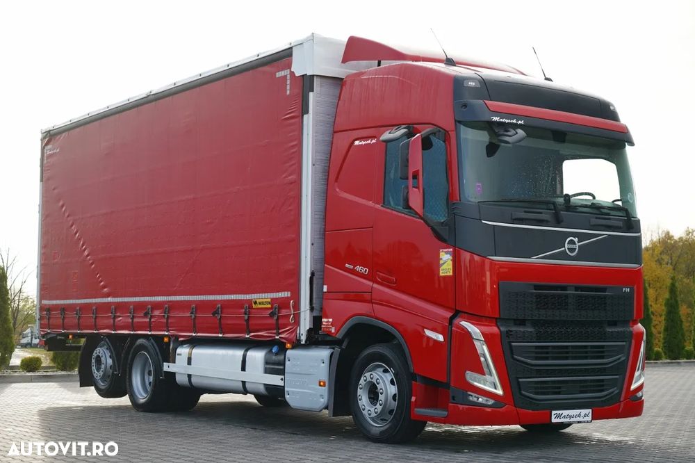 Volvo FH 460 / SOLOWKA / I-SAVE / I-PARK COOL / DIRECȚIE ȘI PUNTE RIDICABILĂ / WIELTON / CORTINĂ ARMATĂ - 1