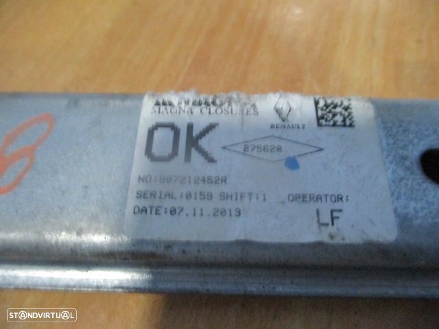 Elevador Manual 807212452R DACIA LOGAN 2 MCV FASE 1 2013 1.2I 75CV 5P BRANCA FESQ - 3