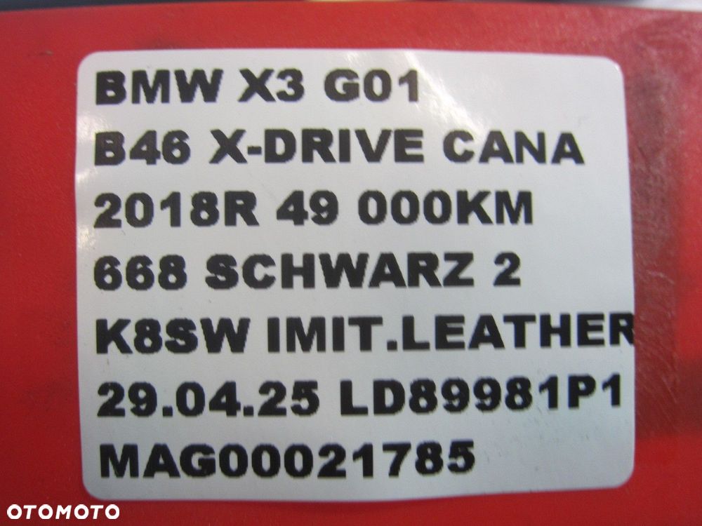 BMW X3 G01 ZWROTNICA TYLNA LEWA TYŁ 6871029 33306871027 WAHACZE KOMPLET - 11