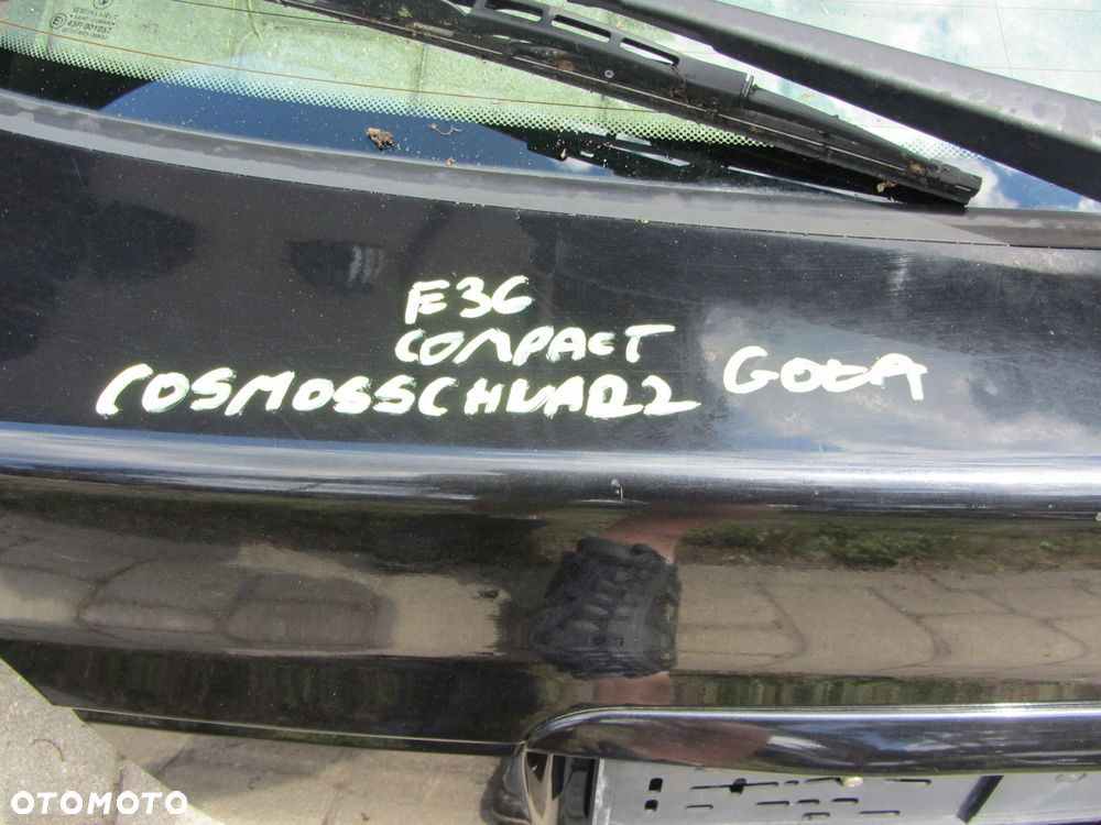 klapa maska tył bmw e36 compact cosmosschwarz bdb - 2