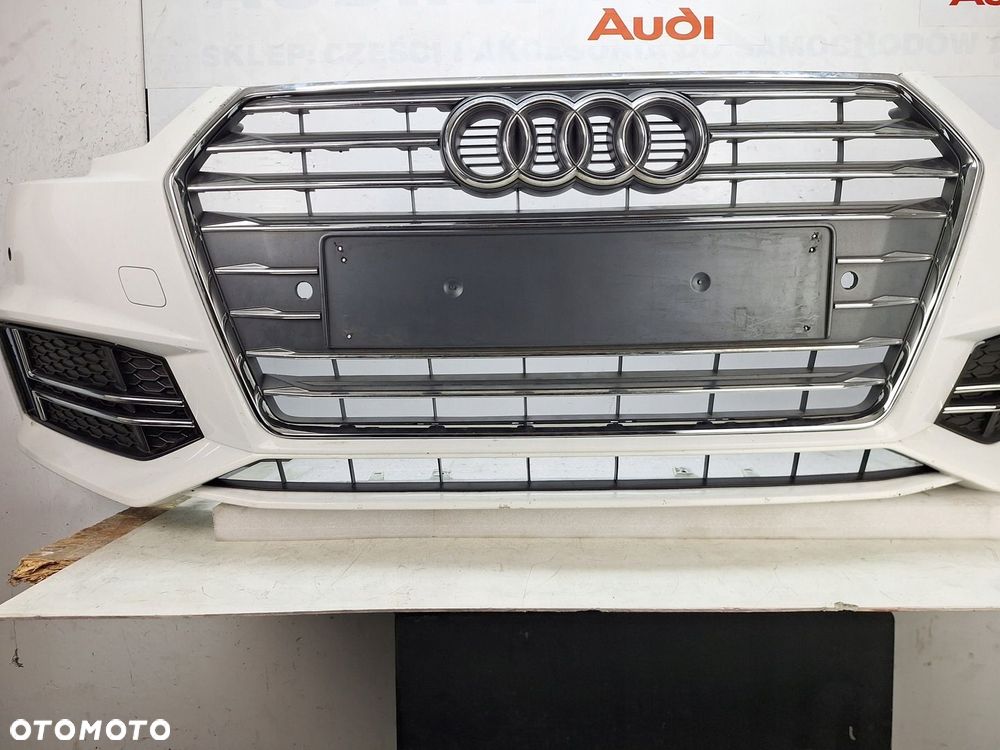 ZDERZAK AUDI S4 A4 S-LINE B9 8W 2017-2019 GRILL ATRAPA PRZED LIFTEM ASO - 4