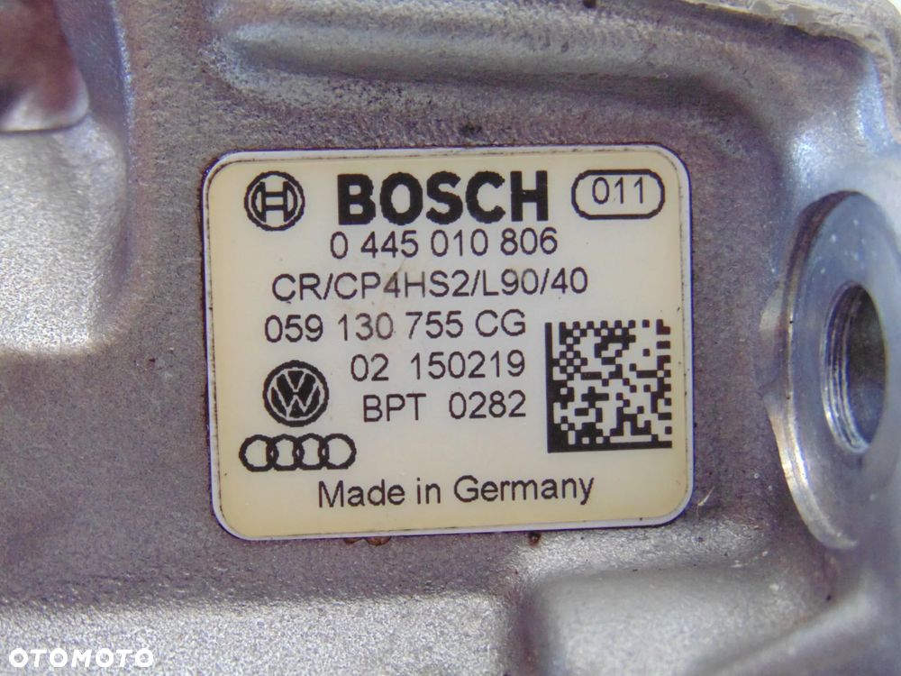 Pompa wtryskowa 0445010806 059130755CG Audi A4 A5 A6 A7 Q5 Q7 3.0 TDI - 2