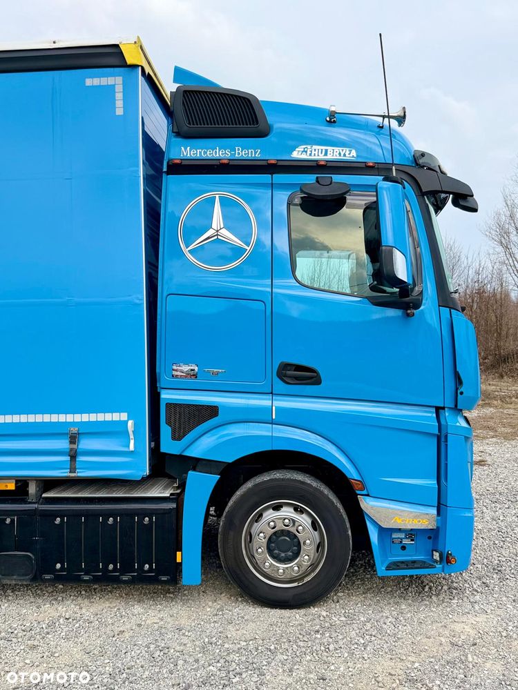 Mercedes-Benz ACTROS 1833 / FIRANKA/ WINDA / NOWY TACHOGRAF G2V2 / 19PALET / 8TON ŁADOWNOŚCI / AUTOMAT / DUŻY SILNIK  / SYPIALKA / SERWISOWANY / 2018 / JAK NOWY  / - 6