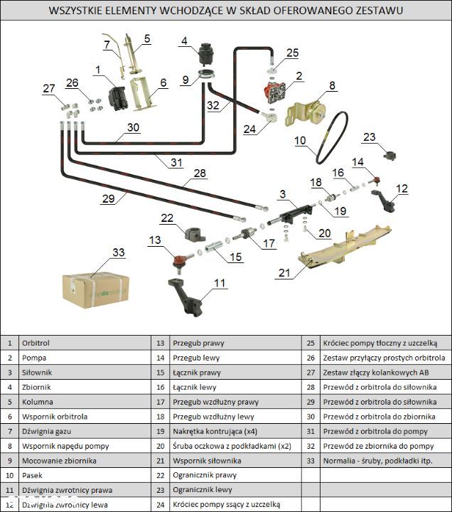 Wspomaganie do ursusa C-330 C 330 ciapek ursus sprężarka carraro orbitrrol - 2