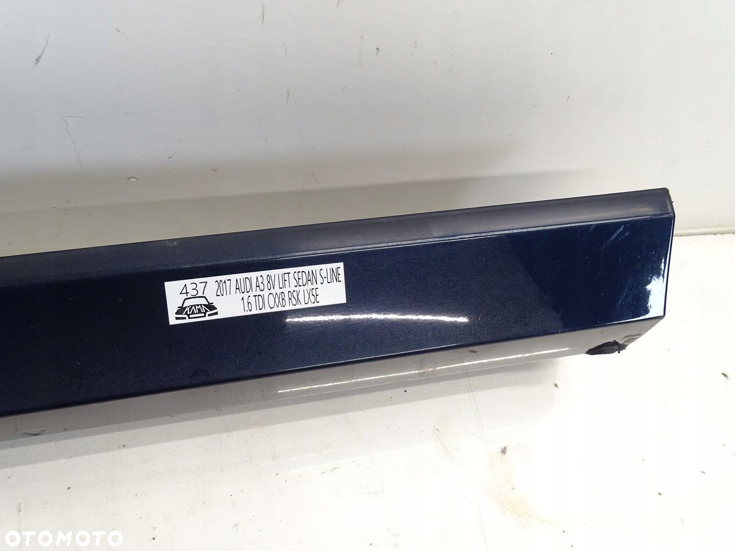 LISTWA PROGOWA LEWA AUDI A3 8V LIFT SEDAN S-LINE LX5E 8V5853859 8V5854535 - 4