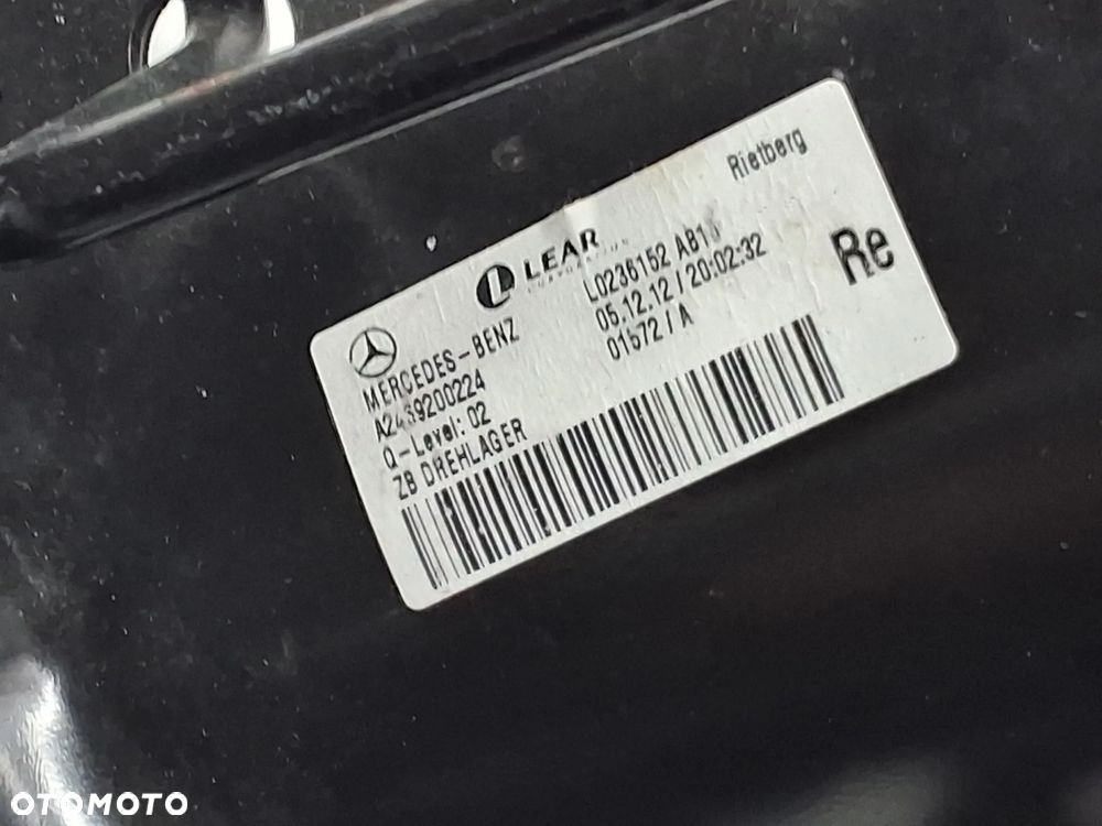 MERCEDES B-KLASA W246 MOCOWANIA TYLNICH FOTELI JAK NA FOTO ZA KOMPLET A246920024  A2469200324. A2469200224 - 8