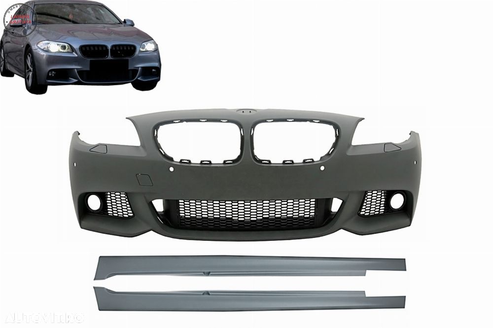Bara Fata cu Praguri Laterale BMW Seria 5 F10 F11 (07.2010-2013) Non LCI Sedan Tou- livrare gratuita - 1