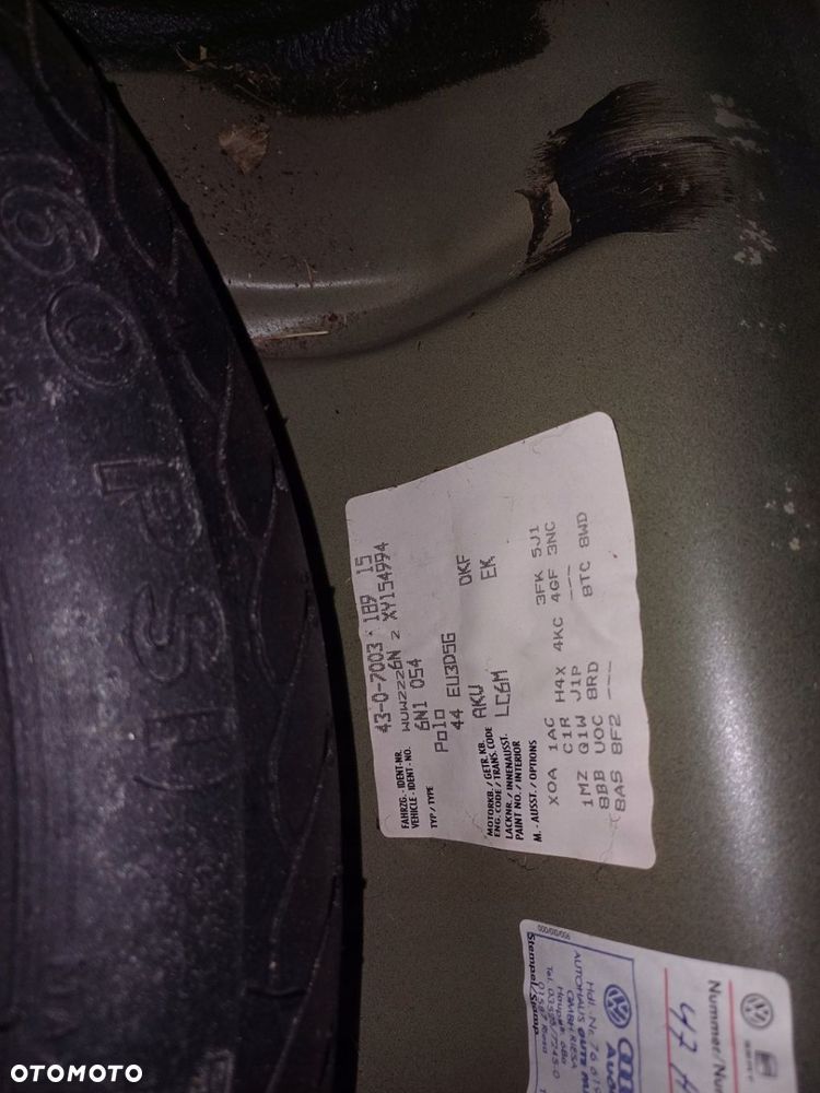 Zderzak przedni blacha górna dół volkswagen polo 6n1 1996r Foto 1.4 8v - 4