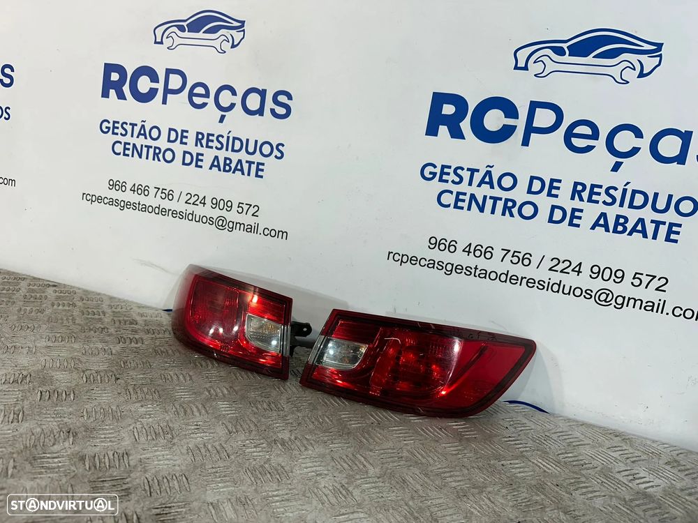 .Conjunto Farolins Tras Traseiro Esquerdo Direito Original Renault Clio 4 MK4 265553021R 265506608R 2011 - 2020 - 3