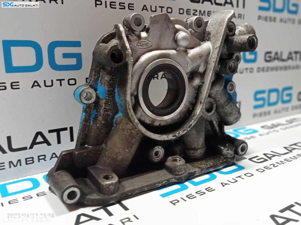 Pompa Ulei Capac Flansa Semering Vibrochen Arbore Cotit Ford C-Max 1.6 B 2004 - 2010 Cod 98MM-6604-AD - 3
