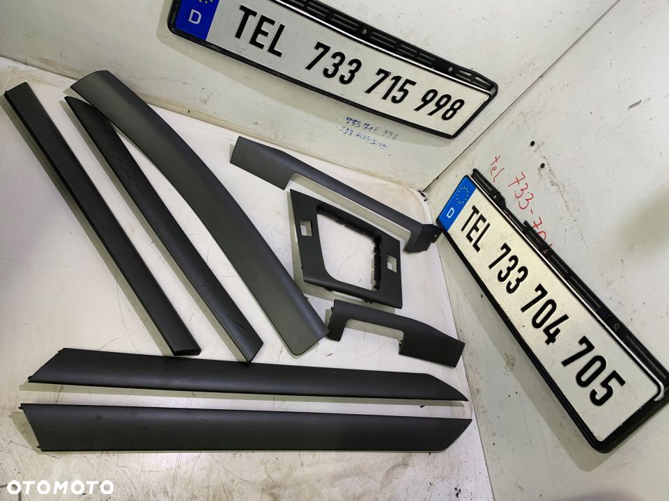DEKORY LISTWY WEWNĘTRZNE KOMPLET SZARE BMW E46 - 2