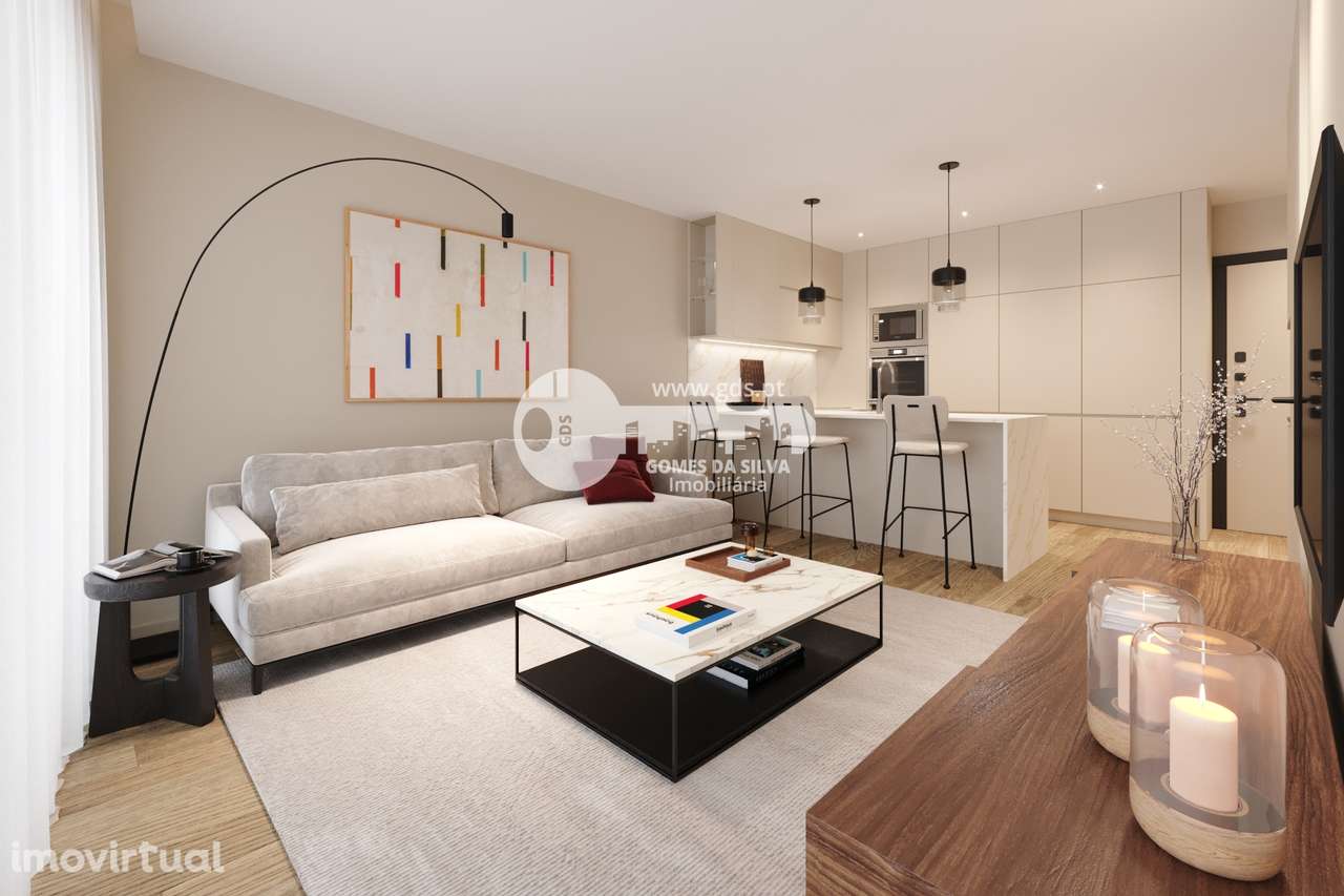 Apartamento T1 novo, no Edifício da Sé, em Braga - Grande imagem: 2/11