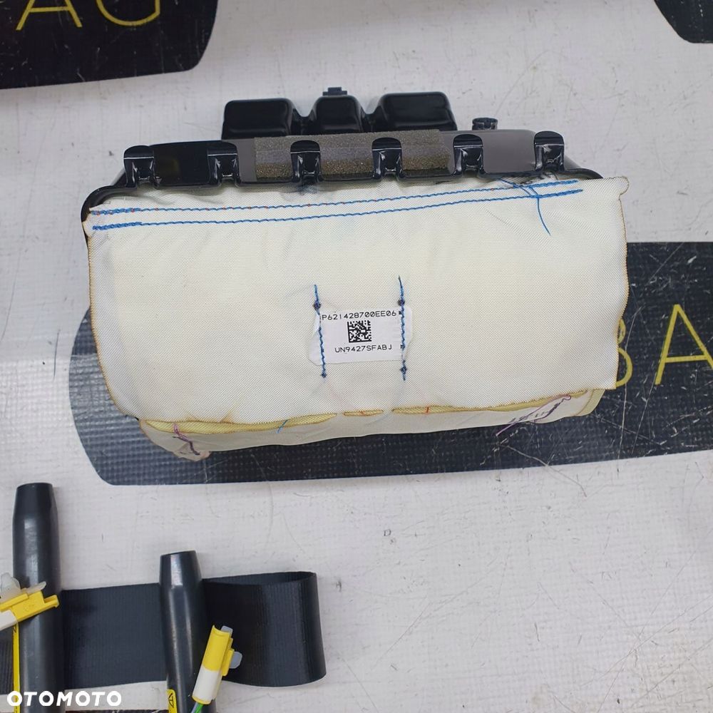 FIAT 500E PRZED LIFTEM ELEKTRYK DESKA ROZDZIELCZA KONSOLA KOKPIT PULPIT PODUSZKI AIRBAG AIR BAG PASY KIT SET - 8
