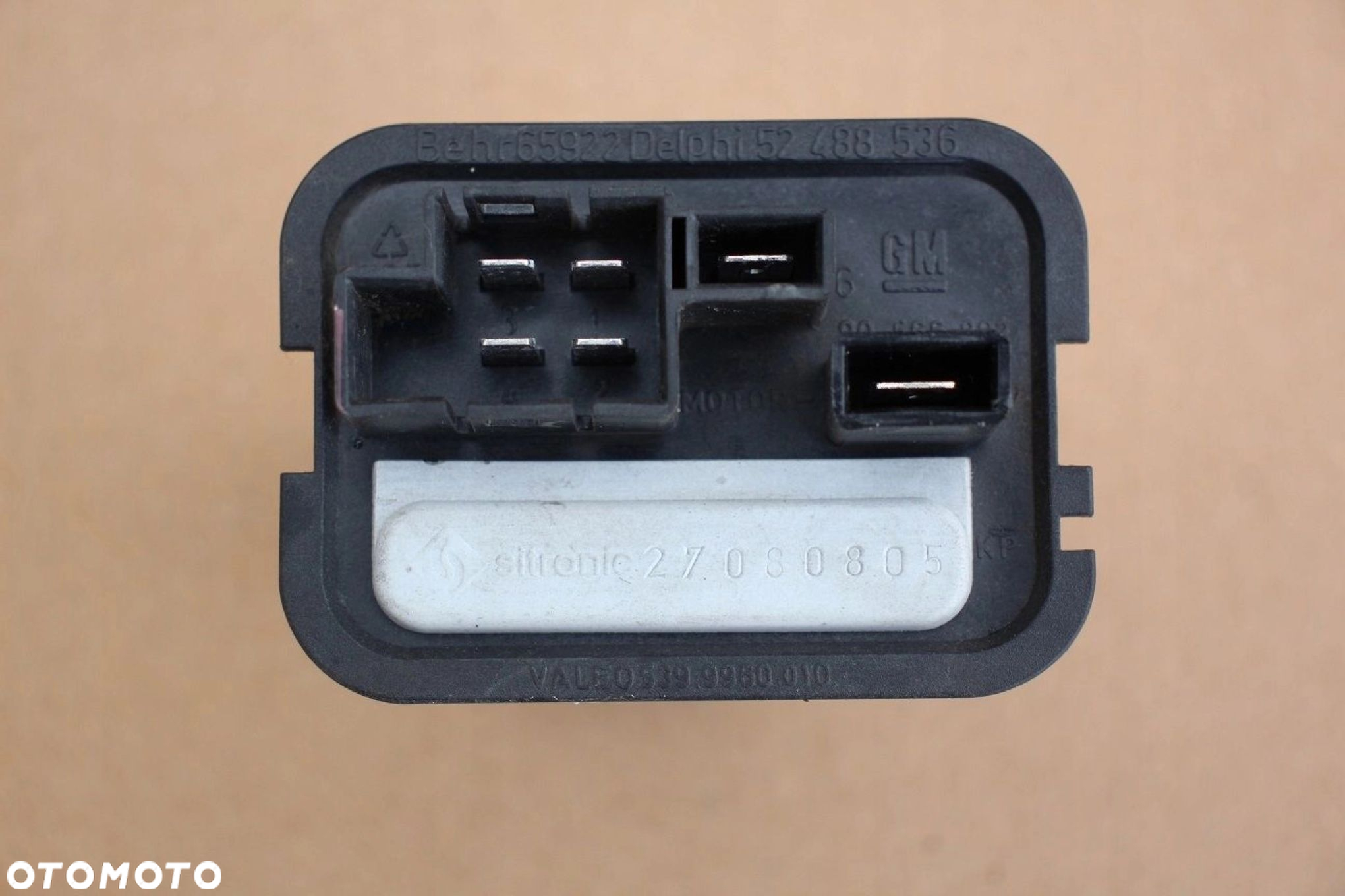 Rezystor dmuchawy jeż opornik OPEL ASTRA H ZAFIRA B 90566802 52488536 - 3