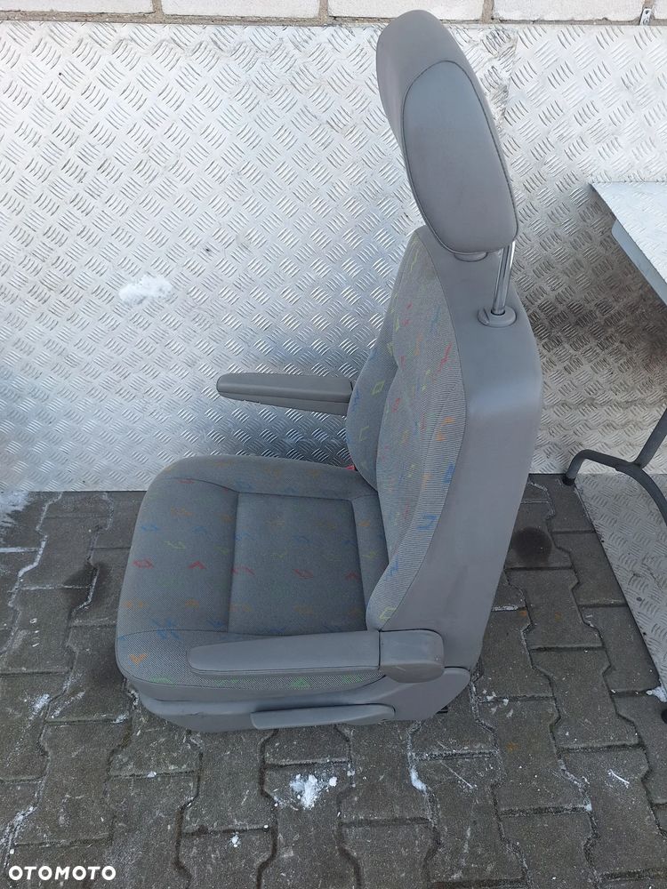 FOTEL LEWY PRZÓD KIEROWCY PODŁOKIETNIKI VW TRANSPORTER T5 LIFT CARAVELLE - 3