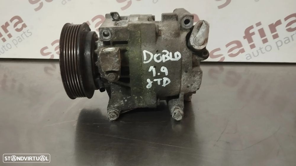 COMPRESSOR DE AC FIAT DOBLO 1.9JTD REF 46786262 447260-7000 - 1