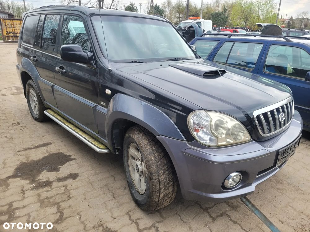 hyundai terracan fotel kanapa deska kokpit podsufitka boczek podłokietnik licznik panel szyb - 1