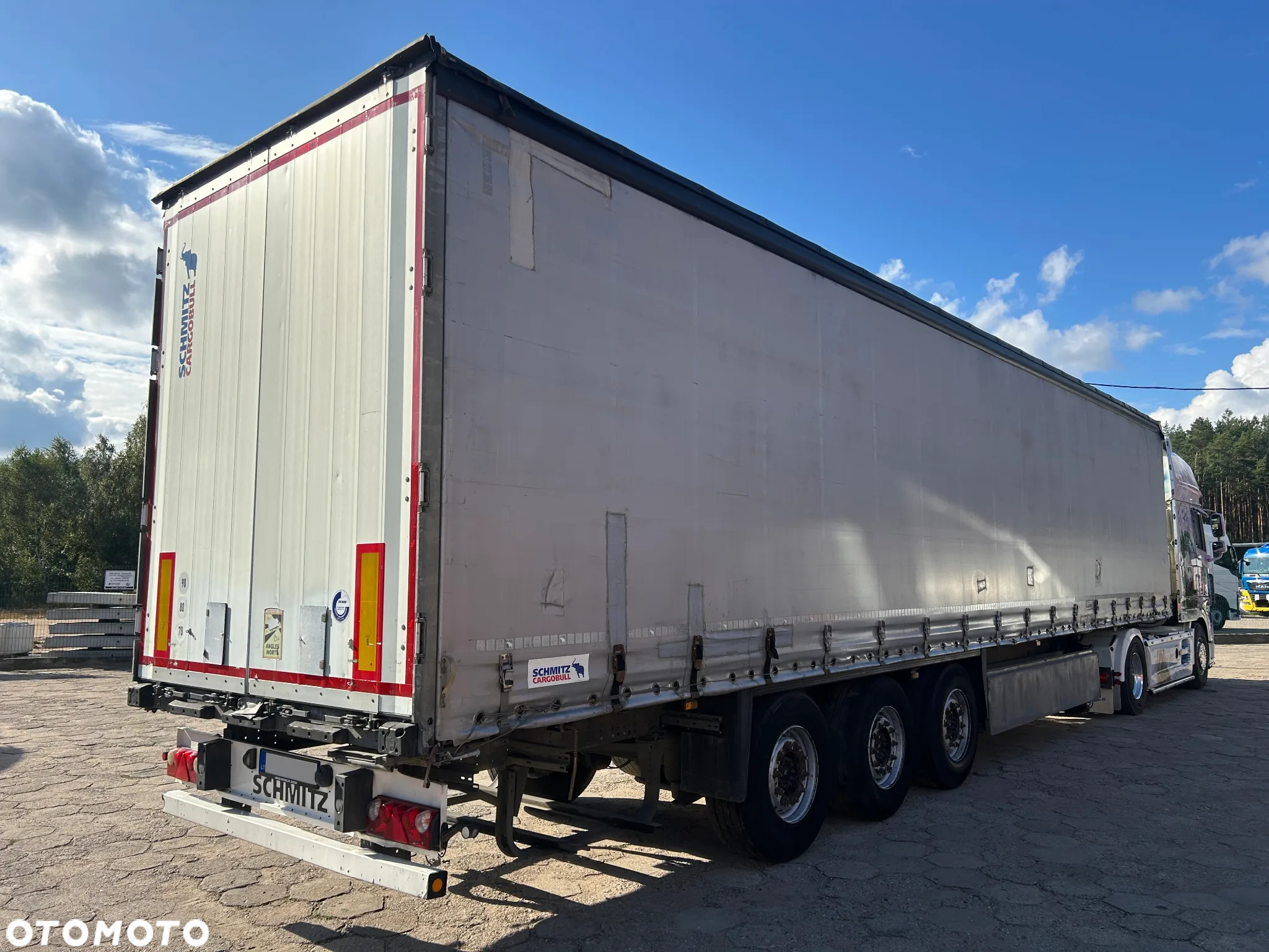 Schmitz Cargobull FIRANKA / STANDARD / OŚ PODNOSZONA / KOSZ PALETOWY !! - 7
