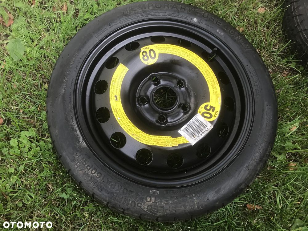 Koło Dojazdowe Dojazdówka VW Skoda Seat 16 cali 5x112 125/70R16 Zapas - 1