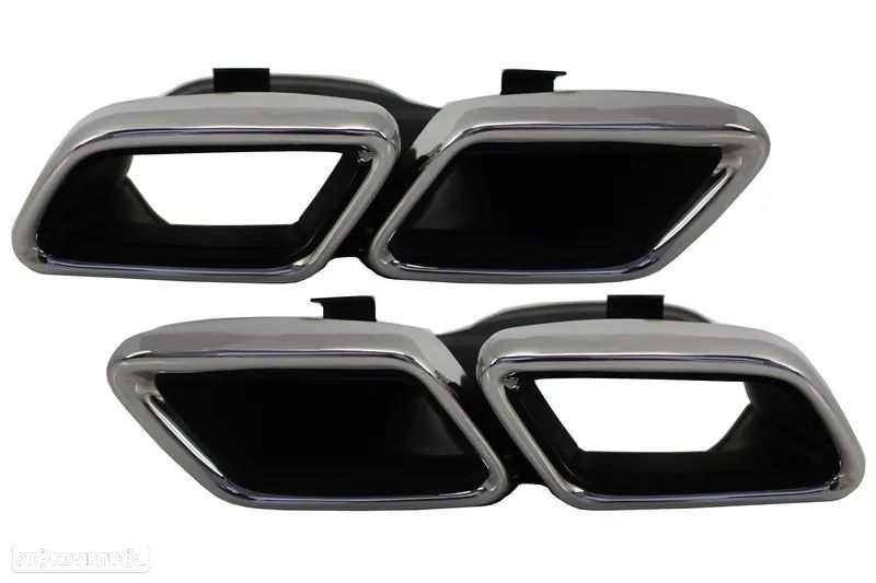 Difusor com Ponteiras Mercedes E W213 (2020 em diante) Look E63 - 5