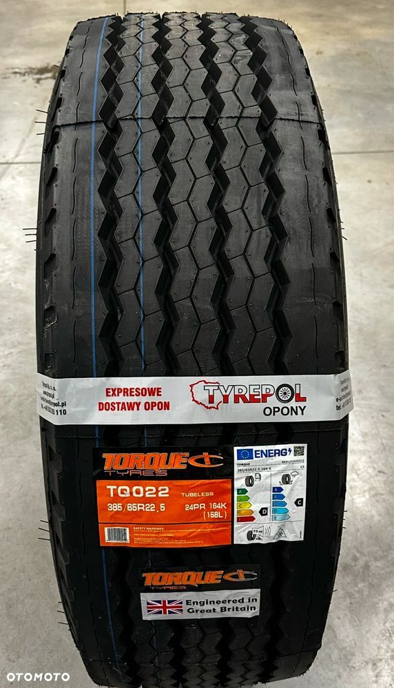 940netto! Opona TORQUE 385/65 R22.5 TQ022 164K 24PR Naczepa Wietnam