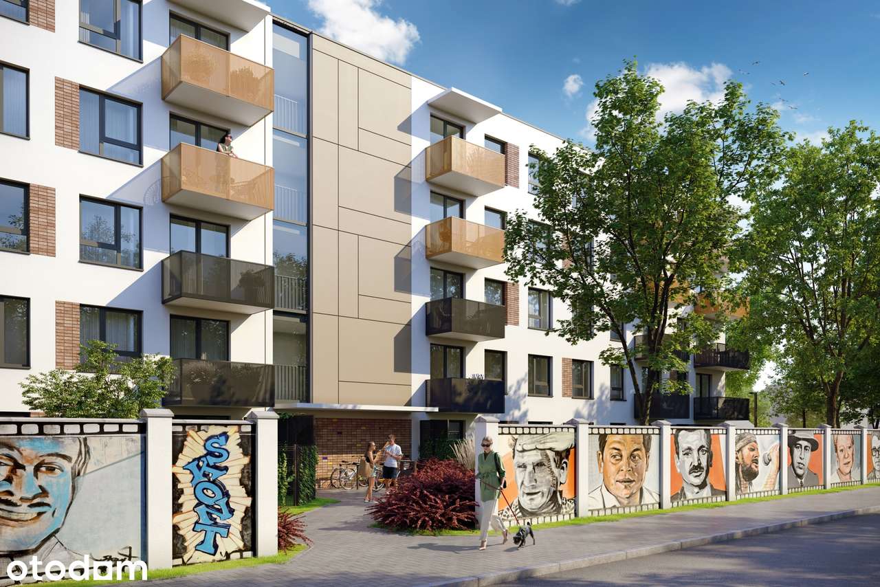 2-pokojowe mieszkanie 40m2 + loggia Bez Prowizji