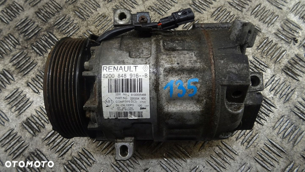 SPRĘŻARKA KLIMATYZACJI RENAULT 2.3 DCI 8200848916B NR 135