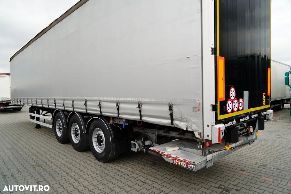 Fruehauf / CORTINĂ / STANDARD / ELEVATOR DHOLLANDIA 2.000 kg / PODEA PUTERNICĂ - 11