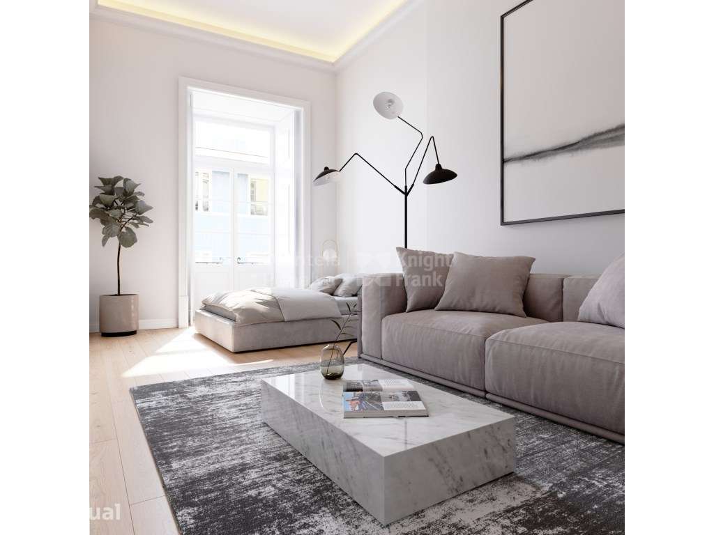 Apartamento T0 com vista rio, no coração do Chiado, Lisboa - Grande imagem: 4/12