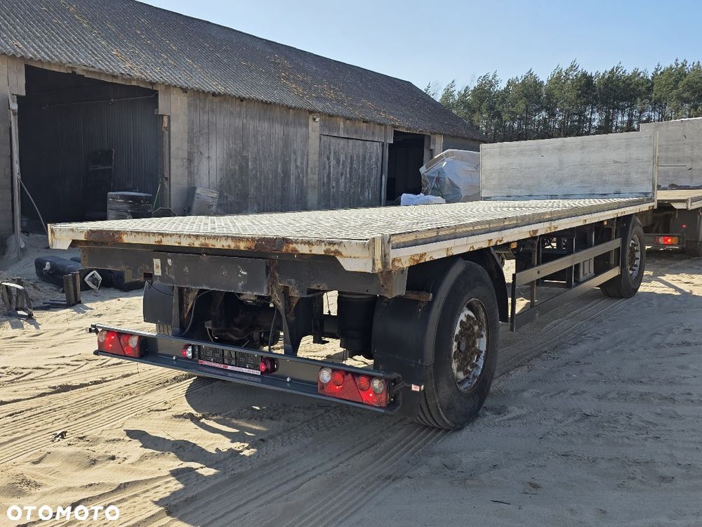 Schwarzmuller PLATFORMA dł. 7.32 m GRUBA RAMA WACHACZ REGULOWANA DŁUGOŚĆ DYSZLA - 1