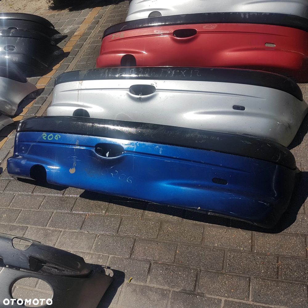 zderzak  przód przedni tył tylny peugeot 206 106 Posiadam prawie wszystkie części do tego modelu - 16