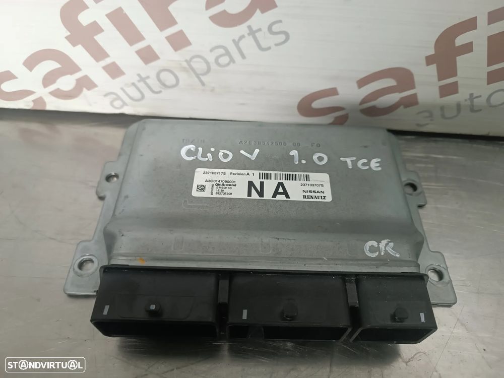 UNIDADE / CENTRALINA DO MOTOR RENAULT CLIO V / CAPTUR II 1.0TCE 237103717S A3C0147090001 237103707S - 1