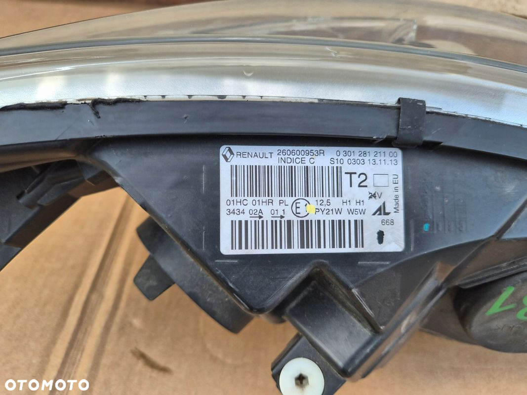 LAMPA PRZEDNIA RENAULT CAPTUR I ORYGINAŁ - 9