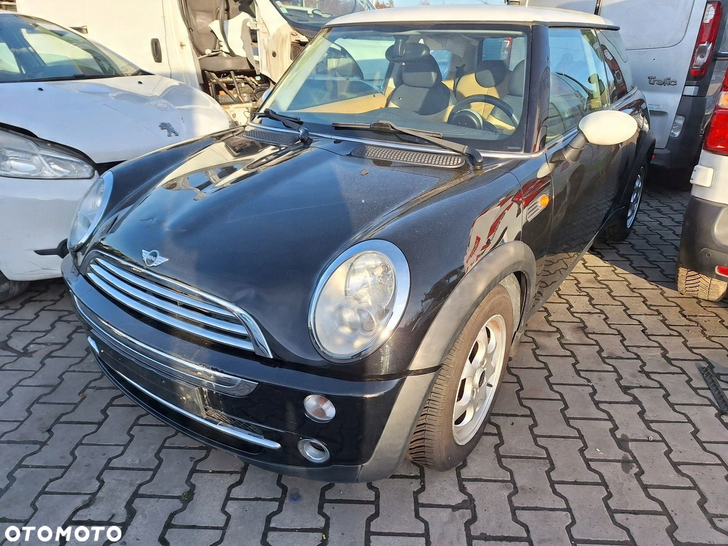 MINI ONE COOPER R50 R53 DACH PANORAMA SZYBERDACH SILNICZEK - 12