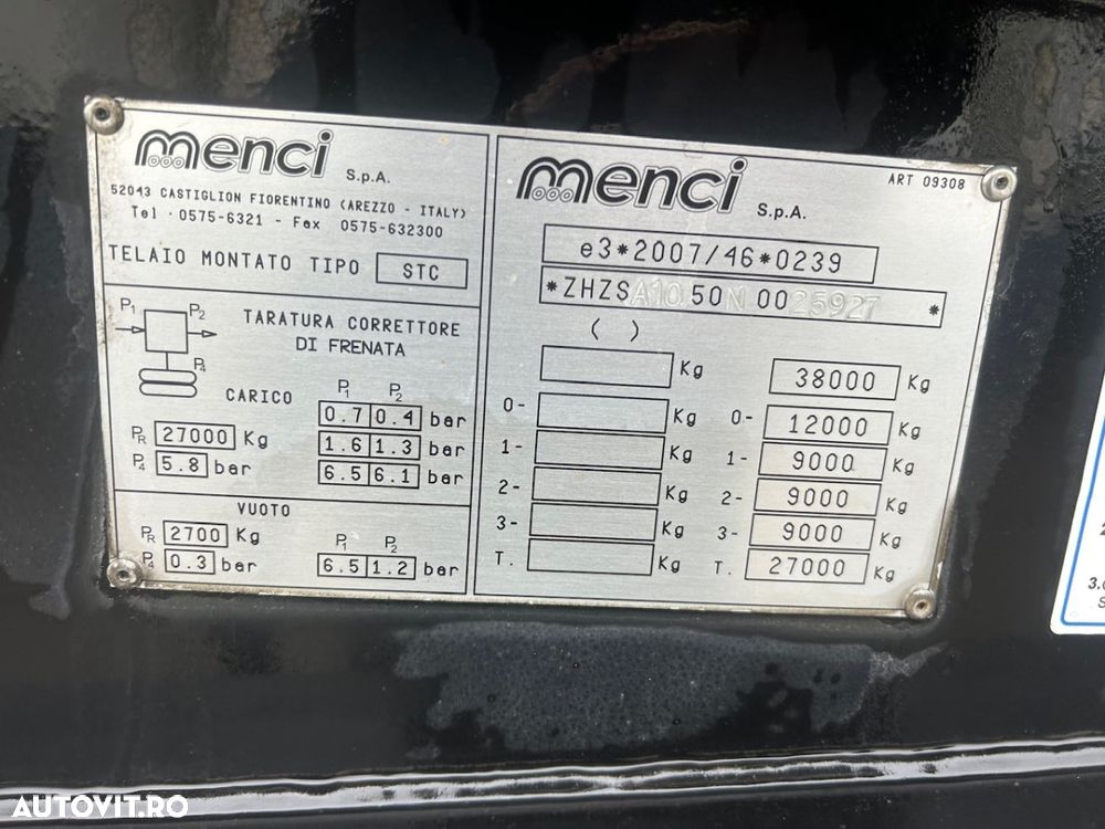 Menci Cisterna alimentara, 33.000 l, 3 camere, jante Aluminiu, factura externa - 18