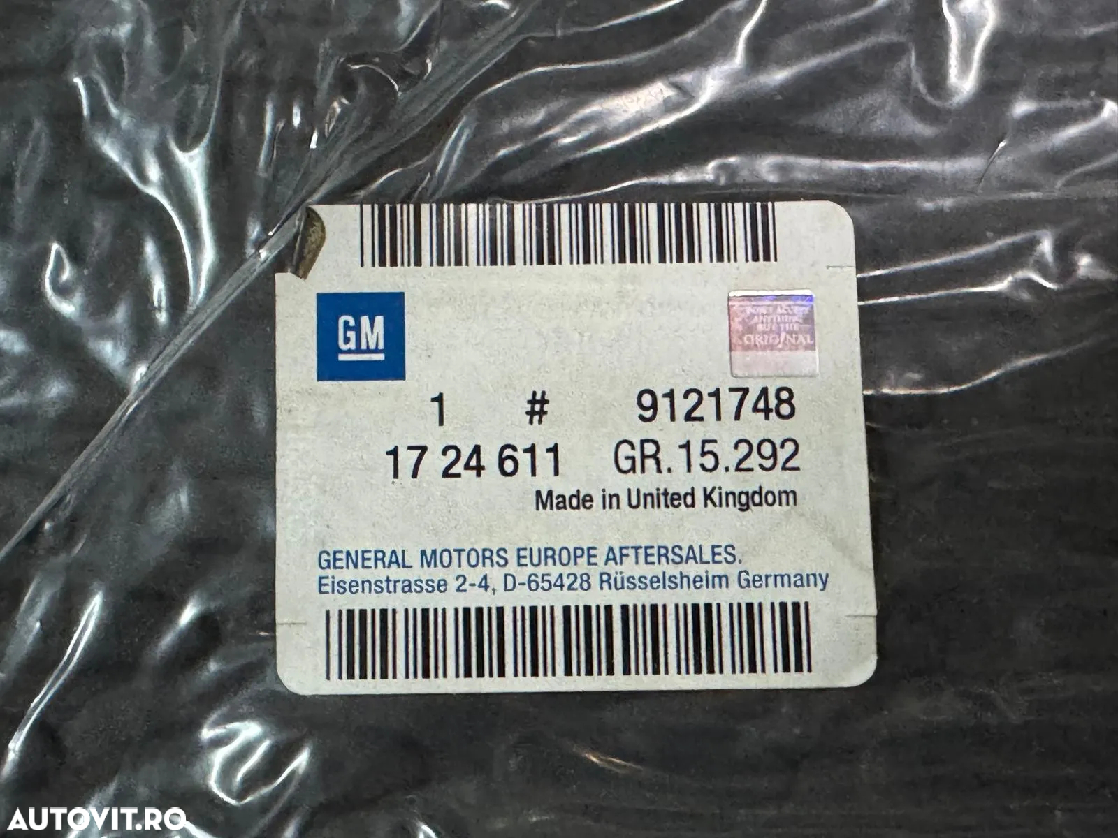 9121748 | Covor Cauciuc Spate OEM | Opel Corsa C - 2