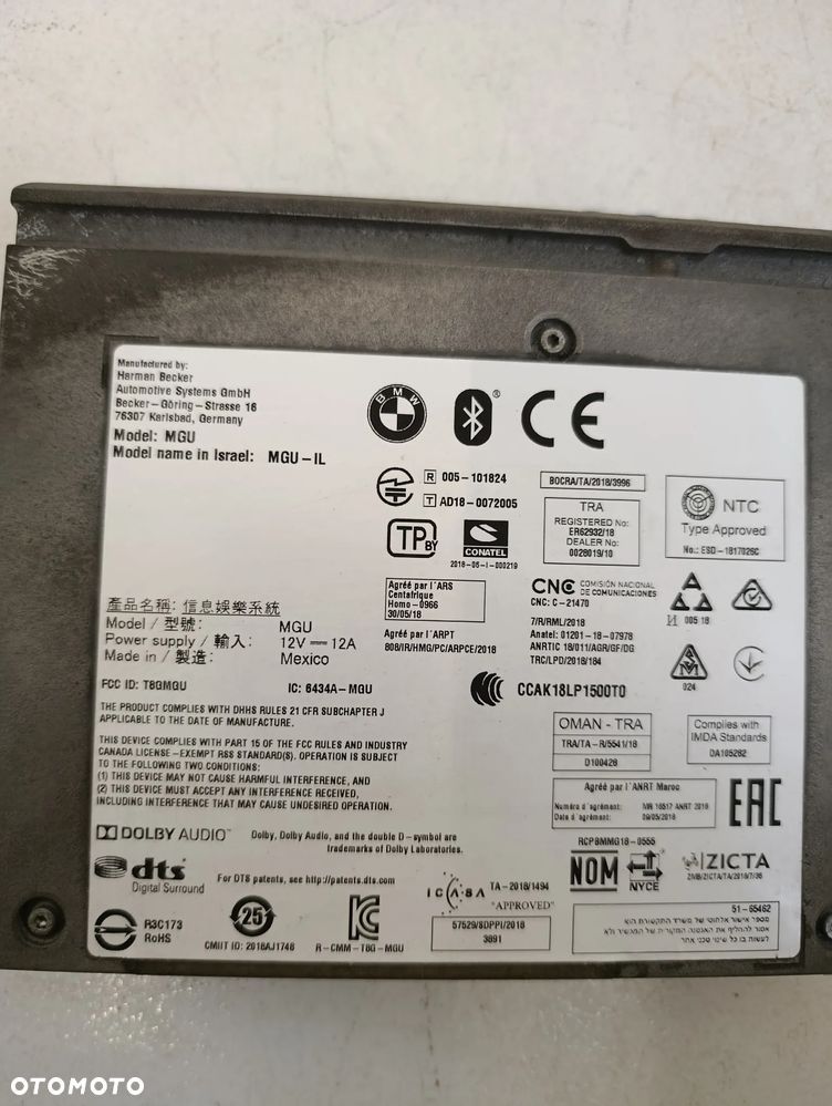 Radio nawigacja BMW X4 G02 - 5