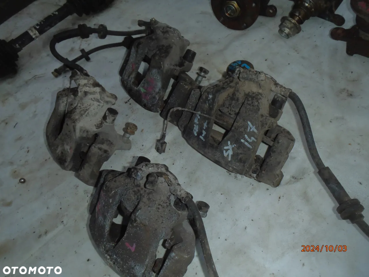 zacisk jarzmo hamulcowy tył tylny przedni alfa romeo 147 156 stan lux oryginał - 17