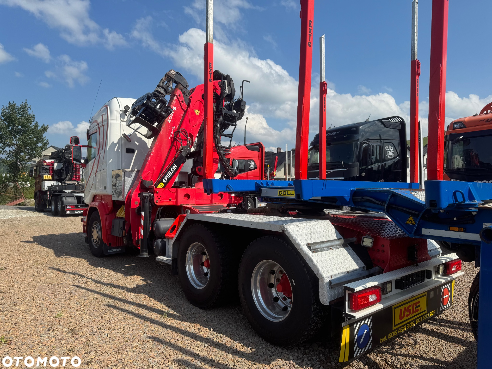 Scania V8*580PS*6x4*Do drewna*drzewa*dłużycy*Epsilon - 4